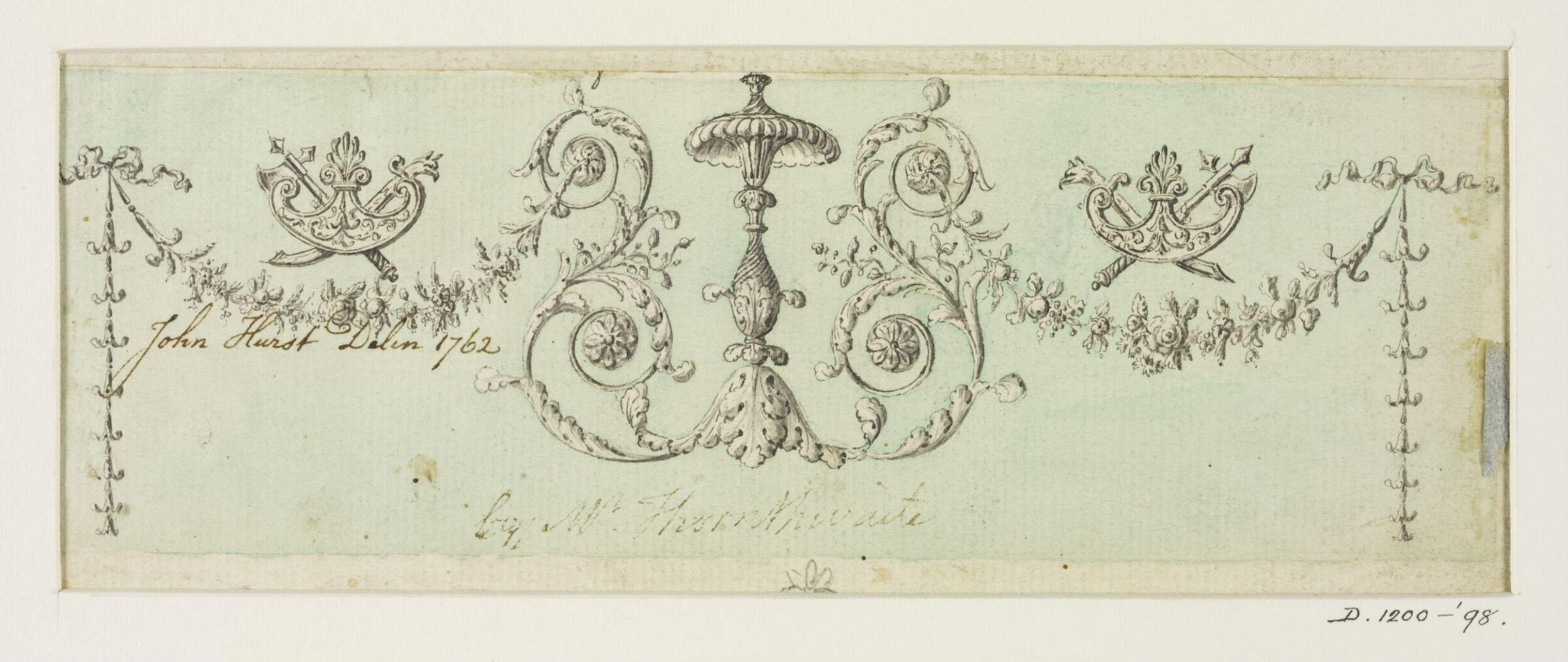 Drawing, Joseph Thornthwaite, 1762