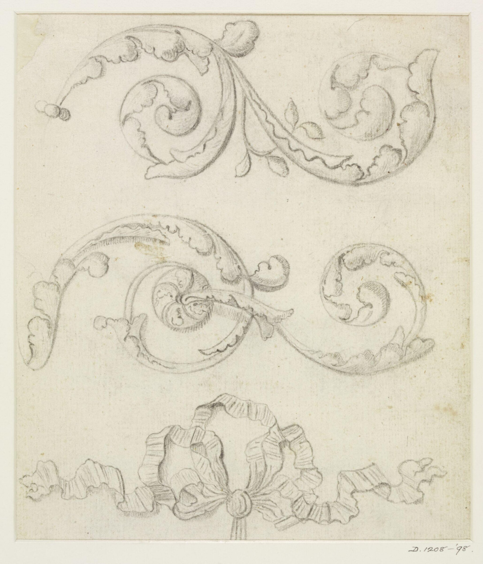 Drawing, Joseph Thornthwaite, 1774-98