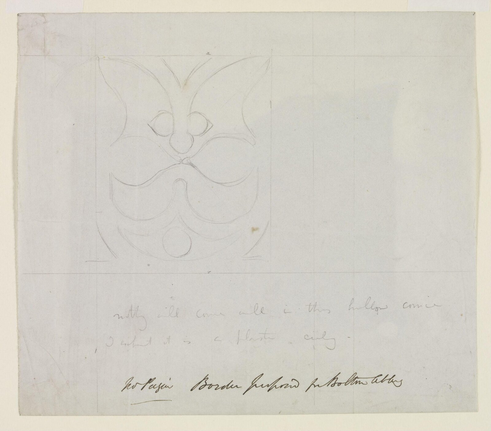 Drawing, A.W.N. Pugin, c. 1846