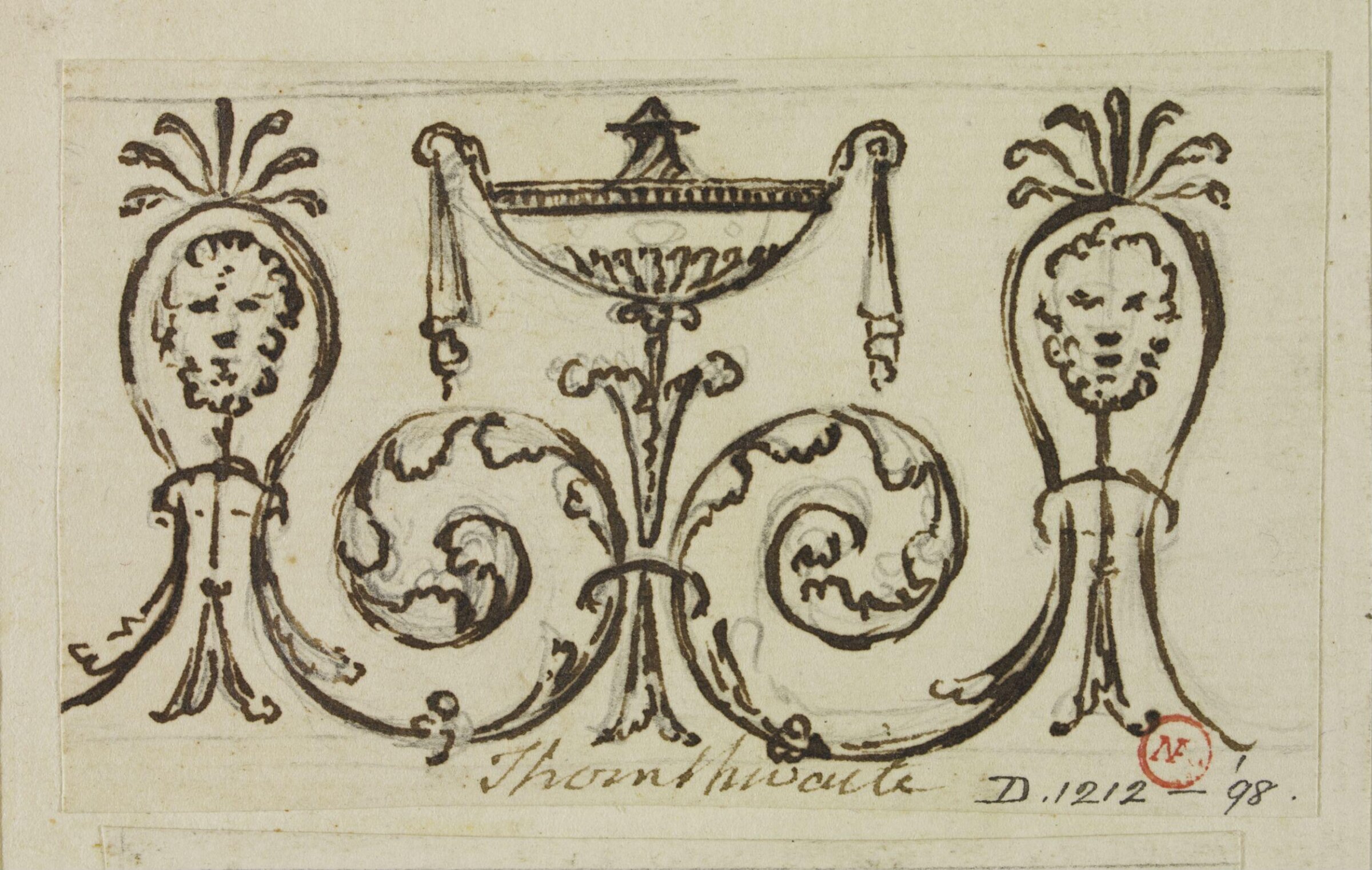Drawing, Joseph Thornthwaite, 1774-98