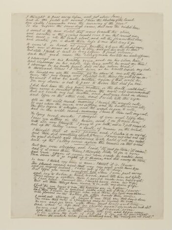 Text of poem 'The May Queen' from 'Illustrations to Tennyson's Idylls of the King and Other Poems', vol. 2