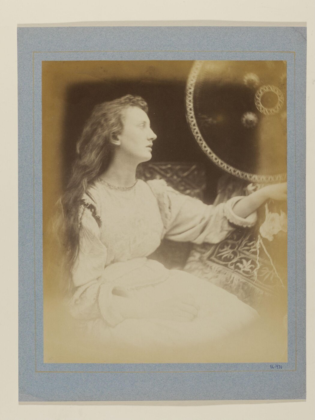 Cameron, Julia Margaret, Elaine 'the Lily maid of Astolat'