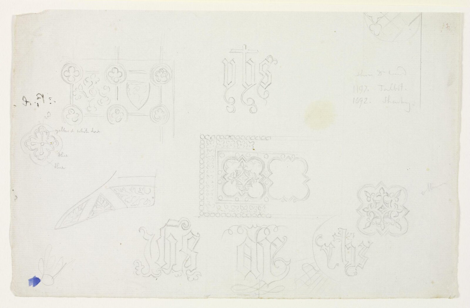Drawing, A.W.N. Pugin, 1840-52