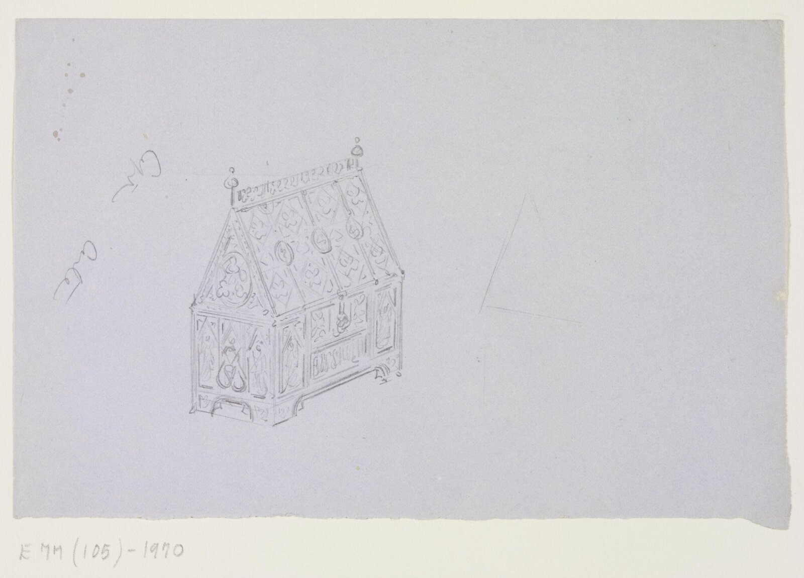 Drawing, A.W.N. Pugin, c. 1839-52