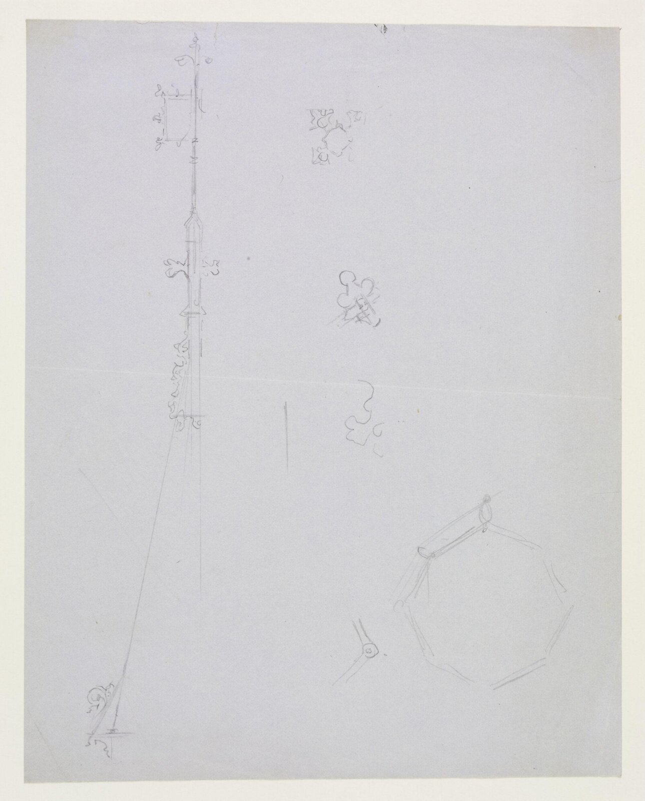 Drawing, A.W.N. Pugin, c. 1839-52