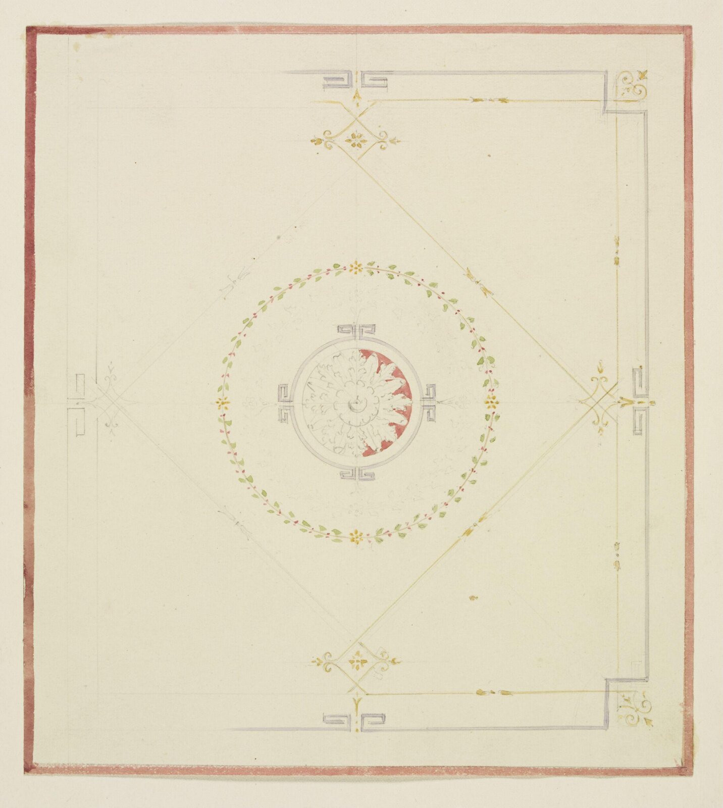 Drawing, John Gregory Crace, 1850-1880