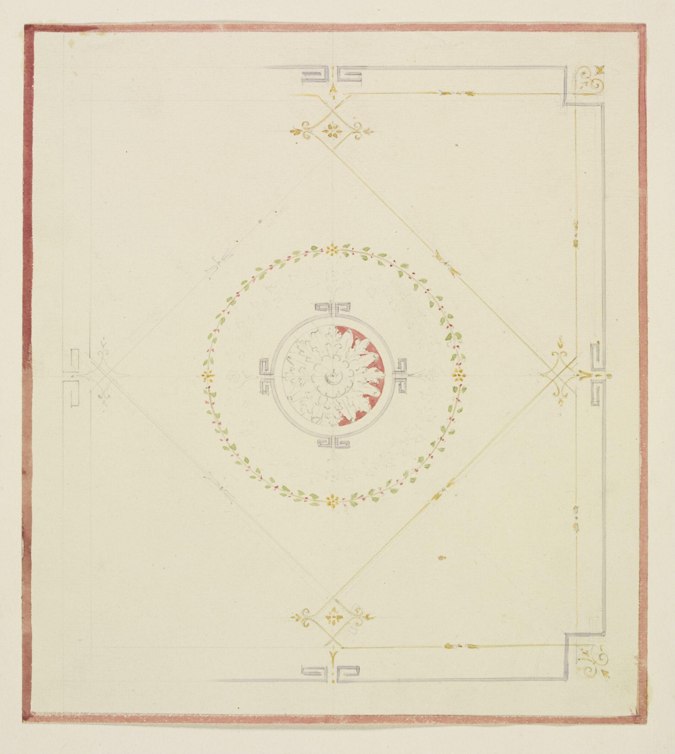 Drawing, John Gregory Crace, 1850-1880