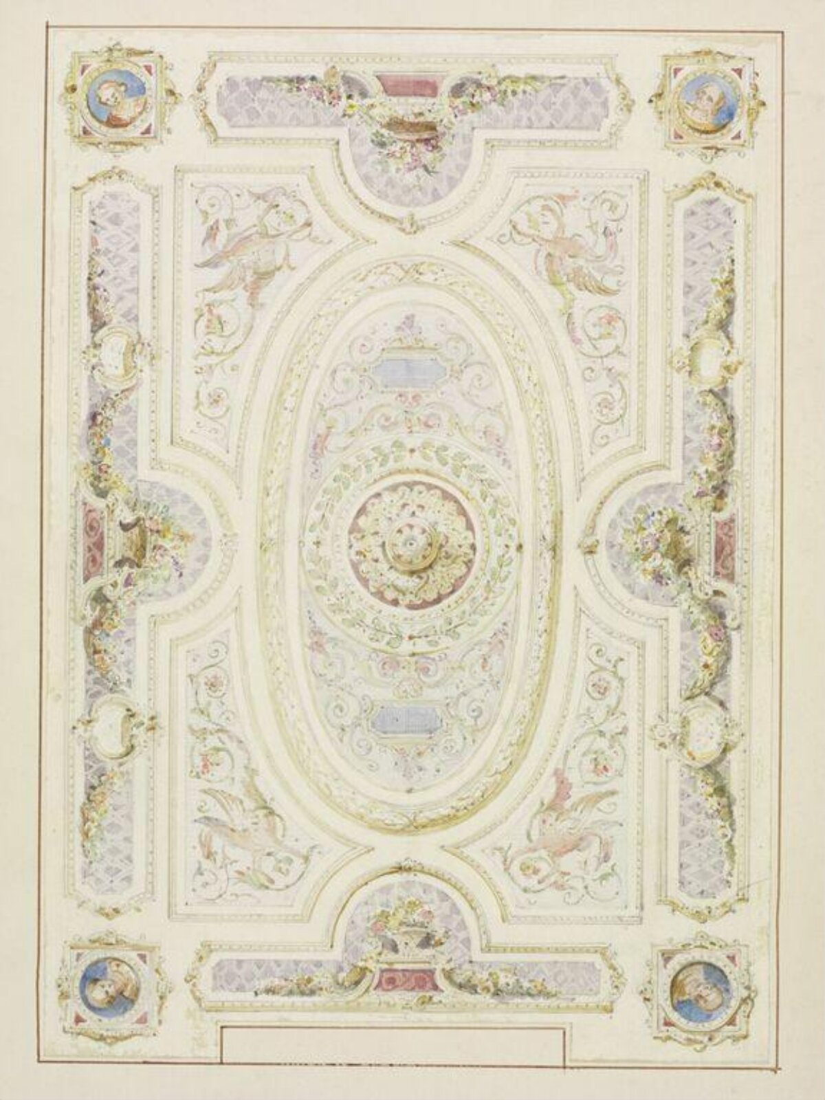 Drawing, John Gregory Crace, c. 1840