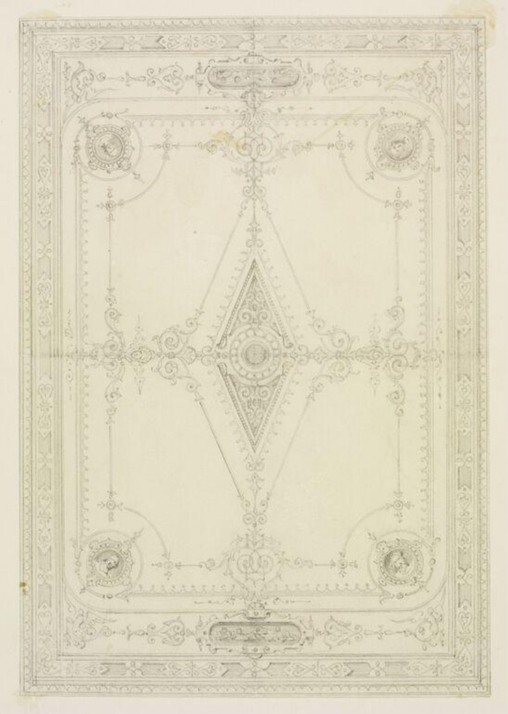 Drawing, John Gregory Crace, mid 19th century