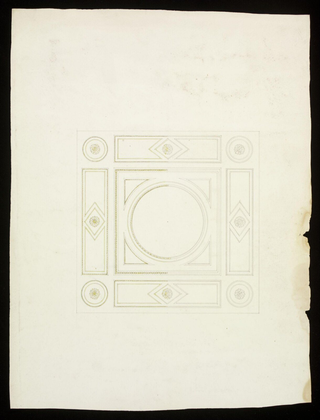 Design for a ceiling, Frederick Crace, c.1830