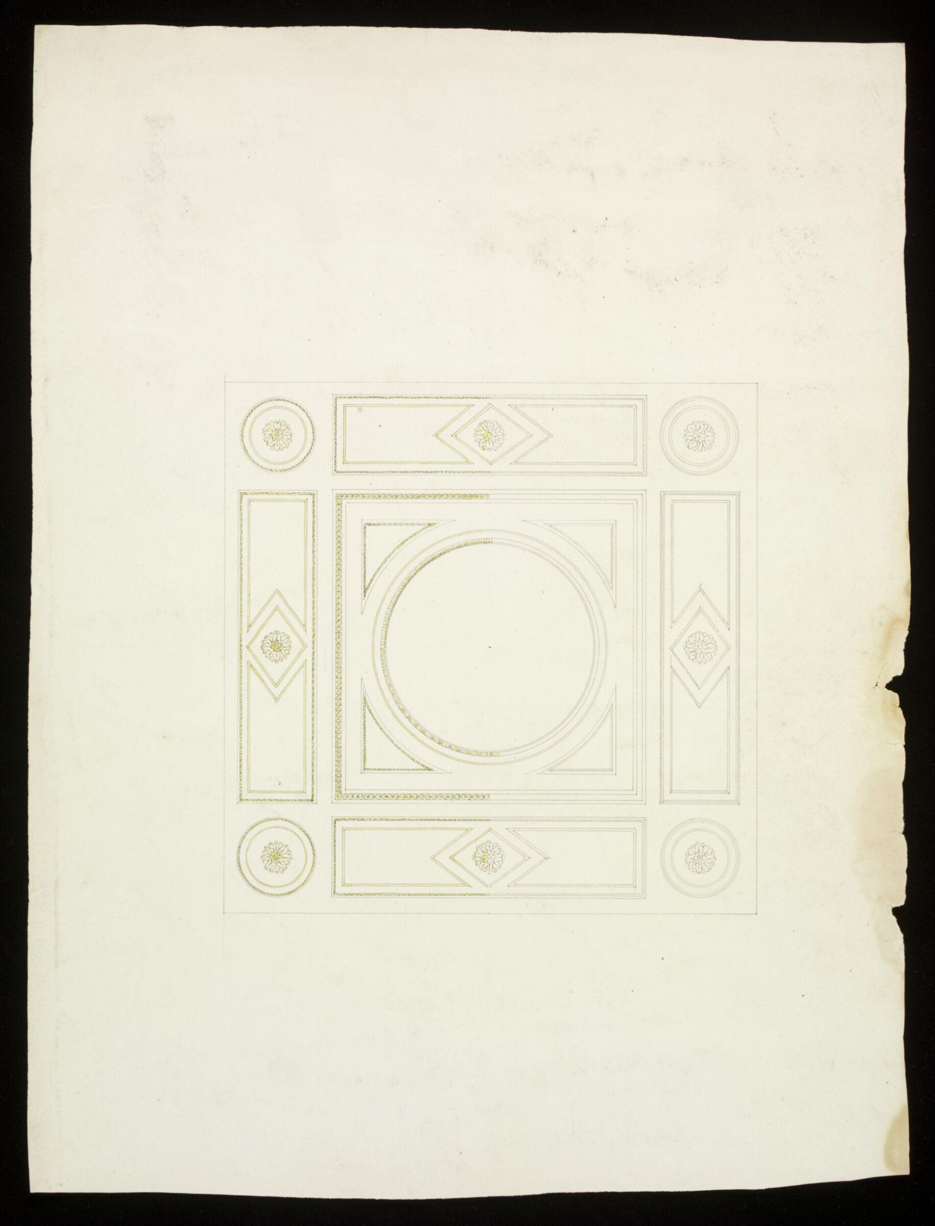 Design for a ceiling, Frederick Crace, c.1830