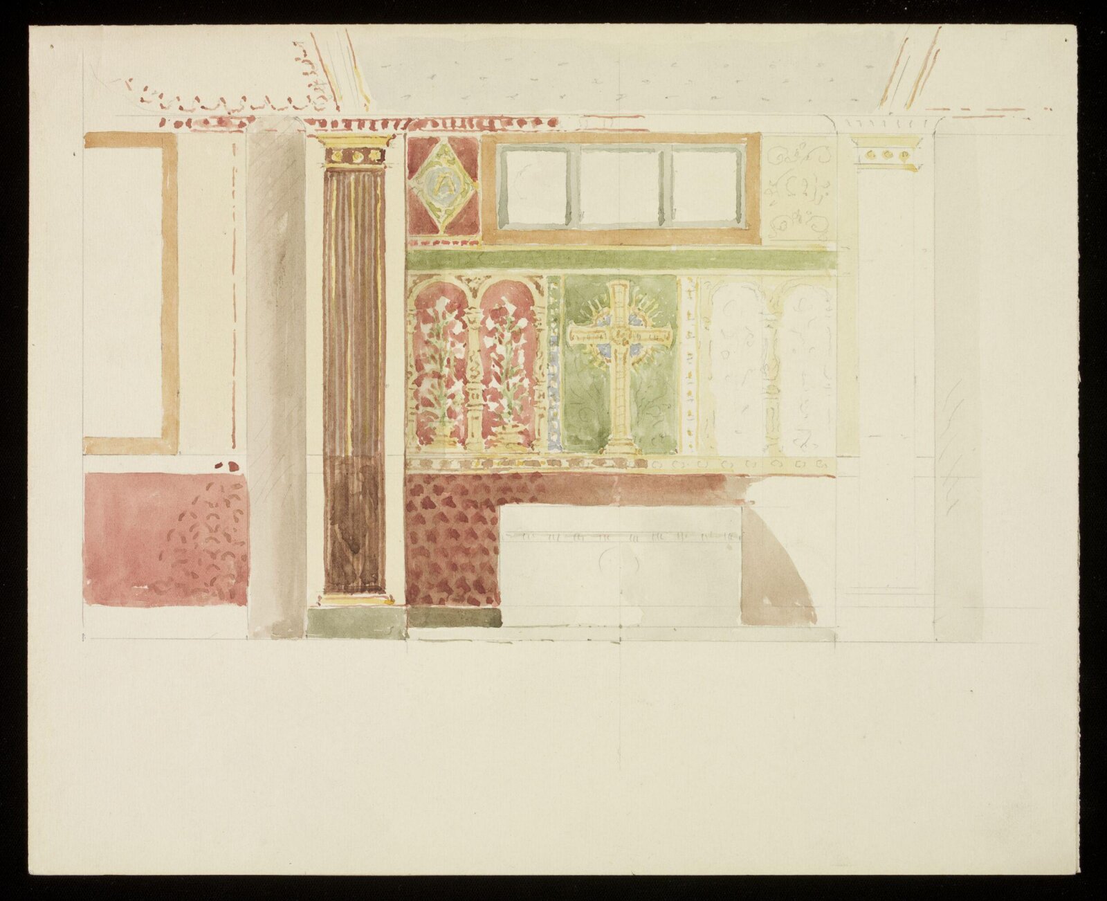 Drawing, John Dibblee Crace, c. 1906