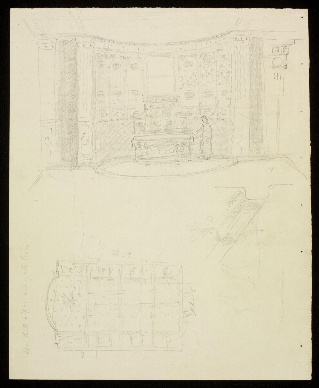 Drawing, John Dibblee Crace, c. 1906