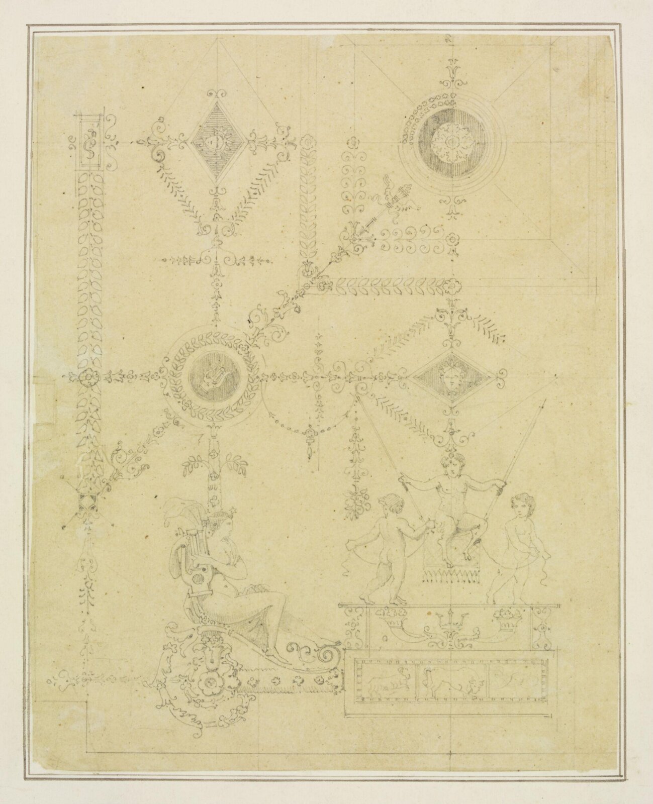 Drawing, John Gregory Crace, 1850-1880