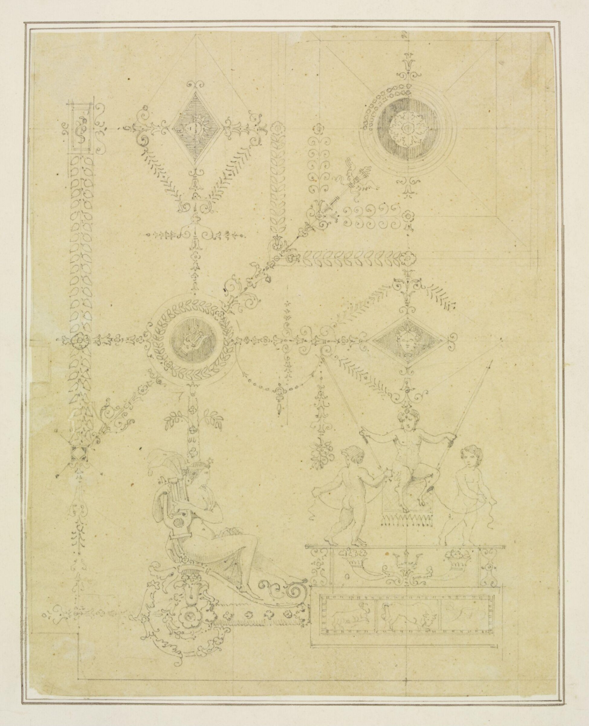 Drawing, John Gregory Crace, 1850-1880