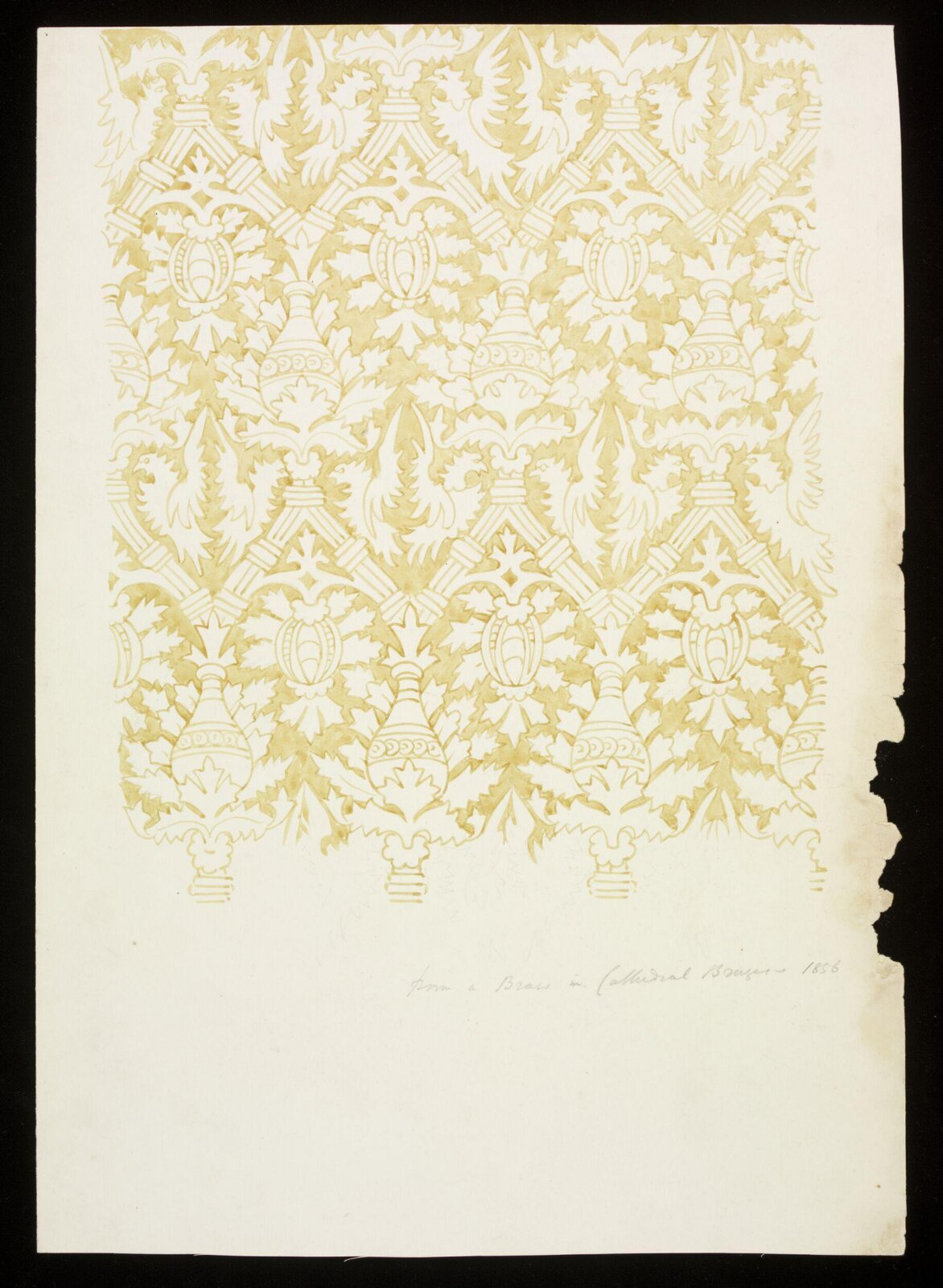 Drawing, John Gregory Crace, 1856