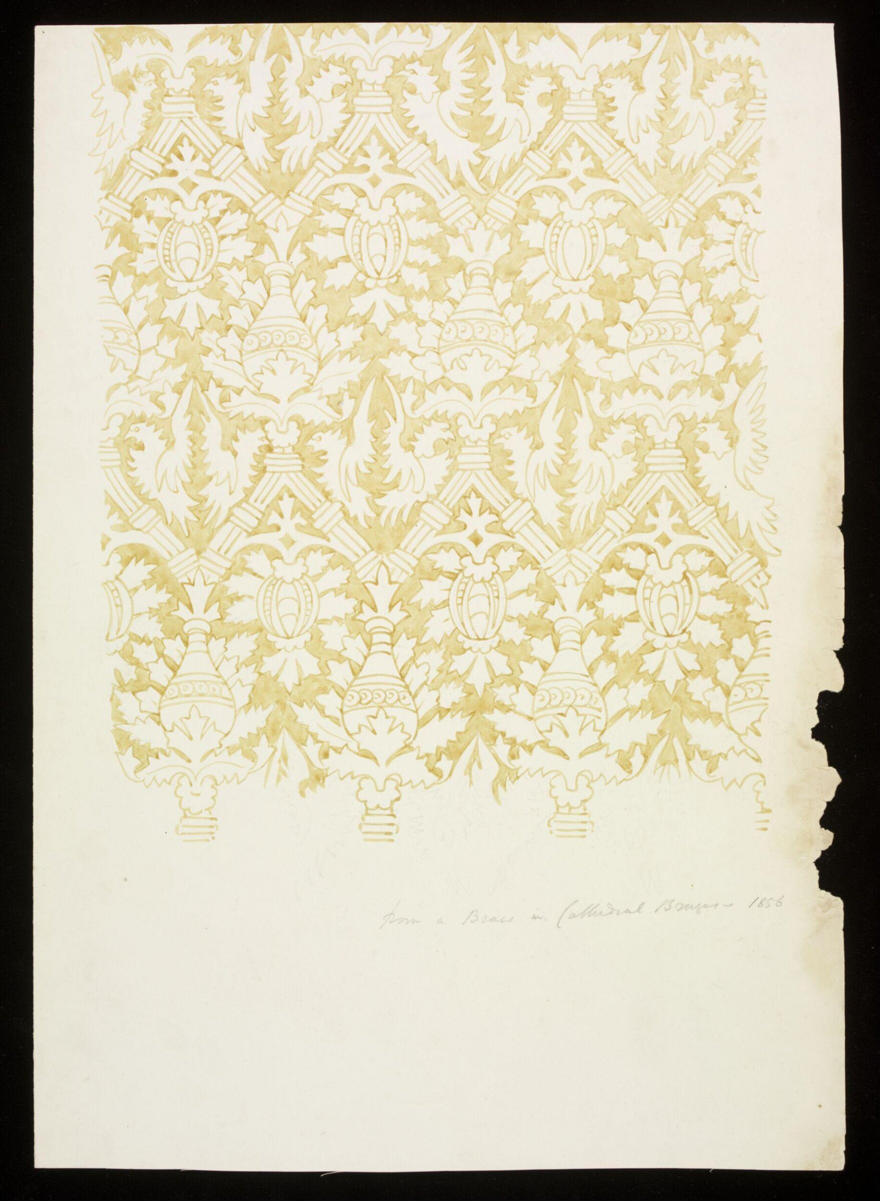 Drawing, John Gregory Crace, 1856