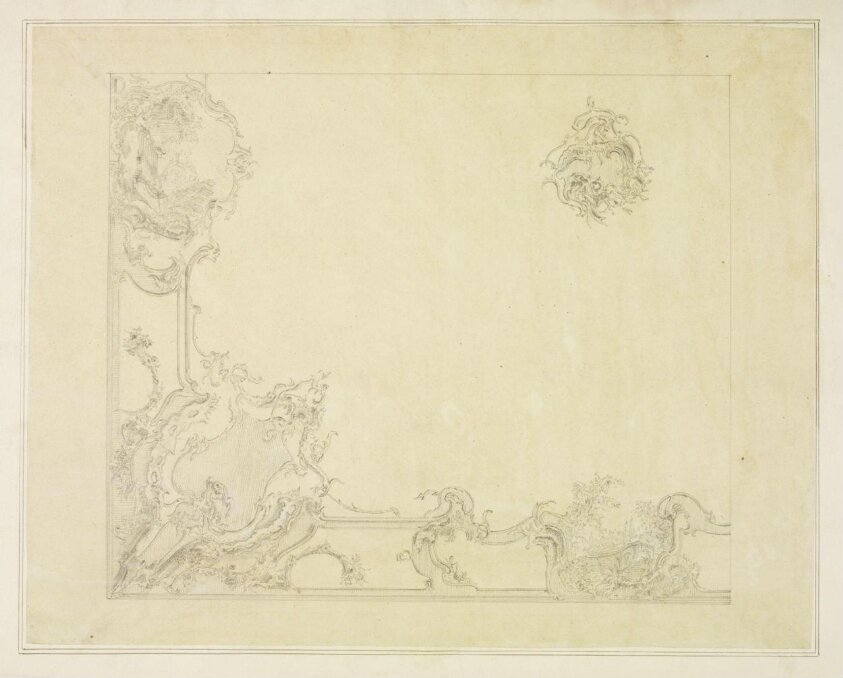 Design for a rococo ceiling