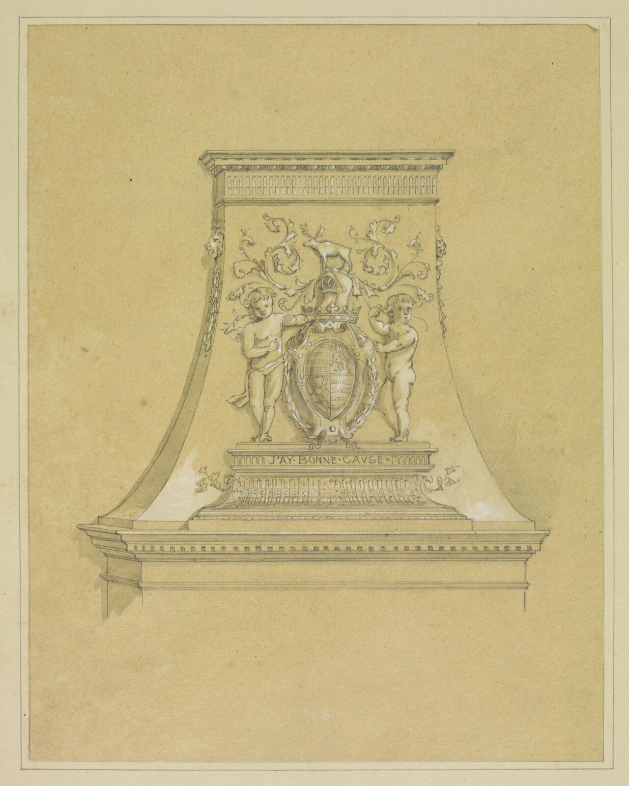 Drawing, John Gregory Crace, 1850-1880