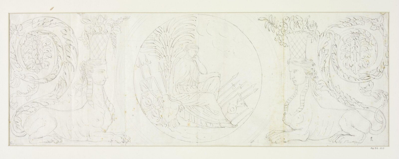 Drawing, Robert Adam, c. 1748-1792