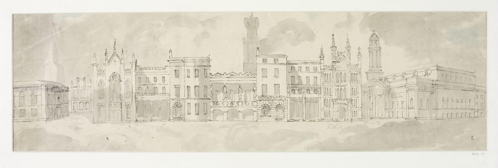 Drawing, Joseph Michael Gandy, c. 1791-1843
