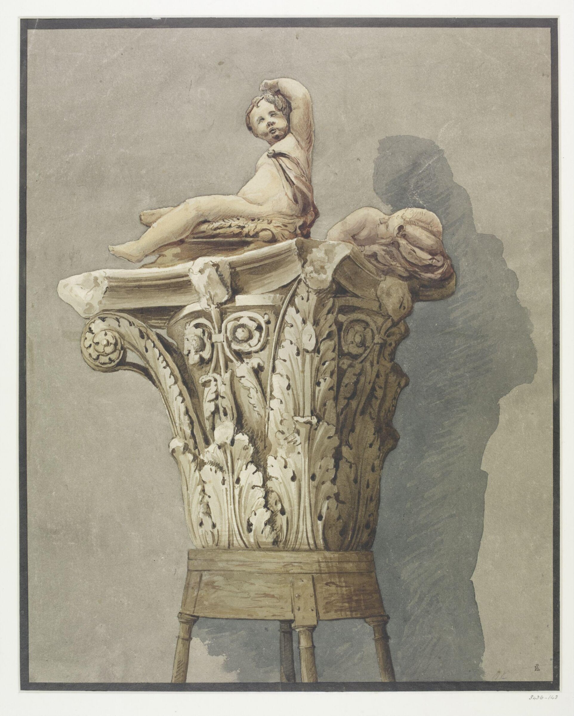 Drawing, Charles James Richardson, mid 19th century