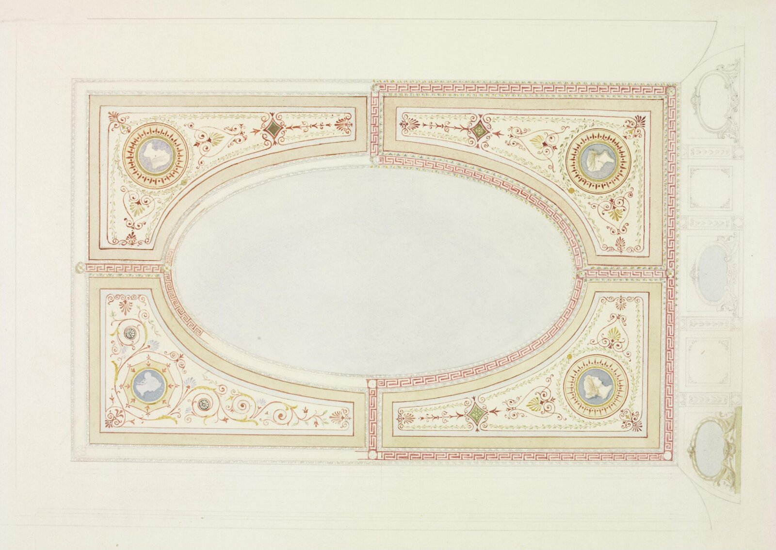 Drawing, John Gregory Crace, circa 1850