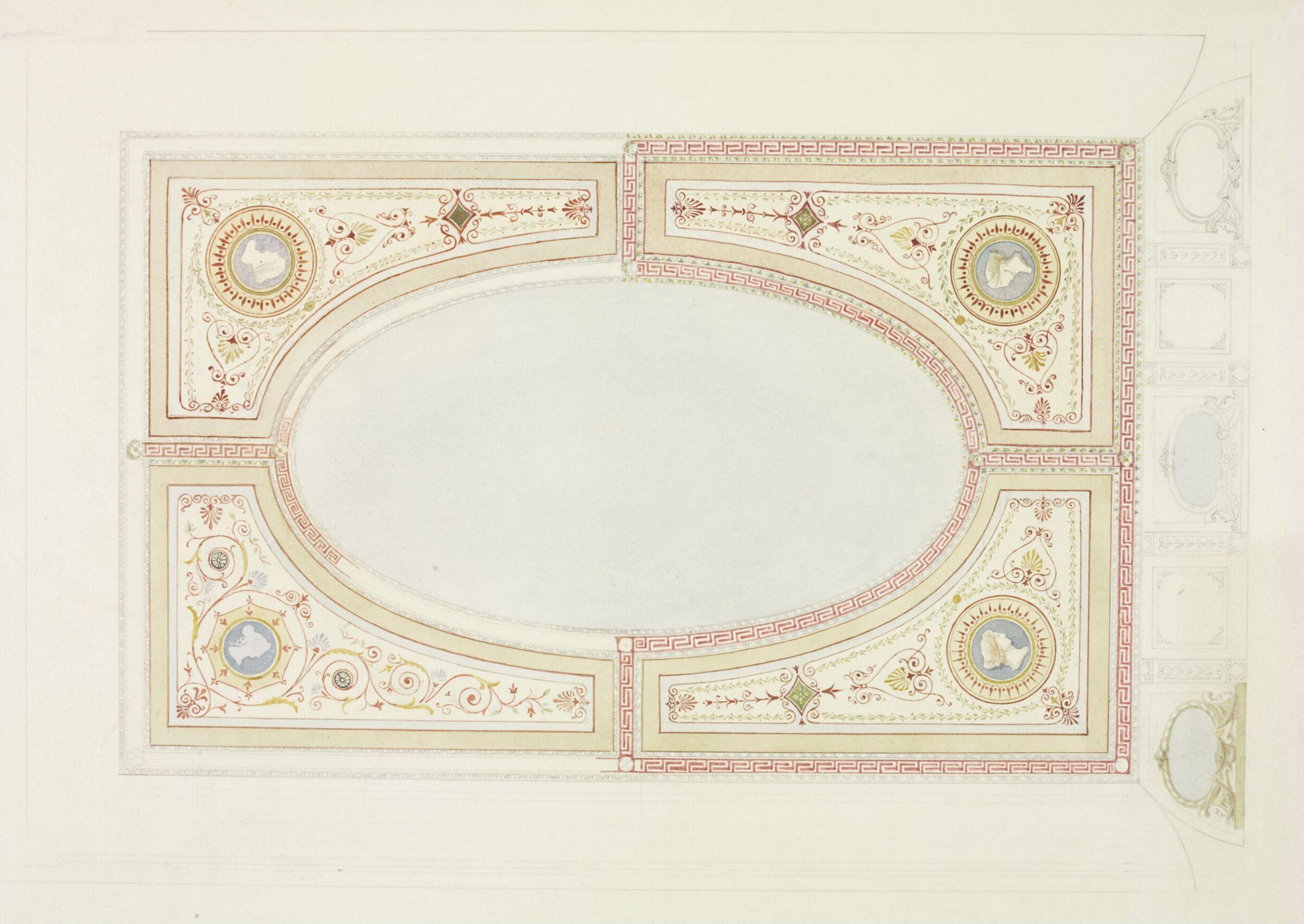 Drawing, John Gregory Crace, circa 1850