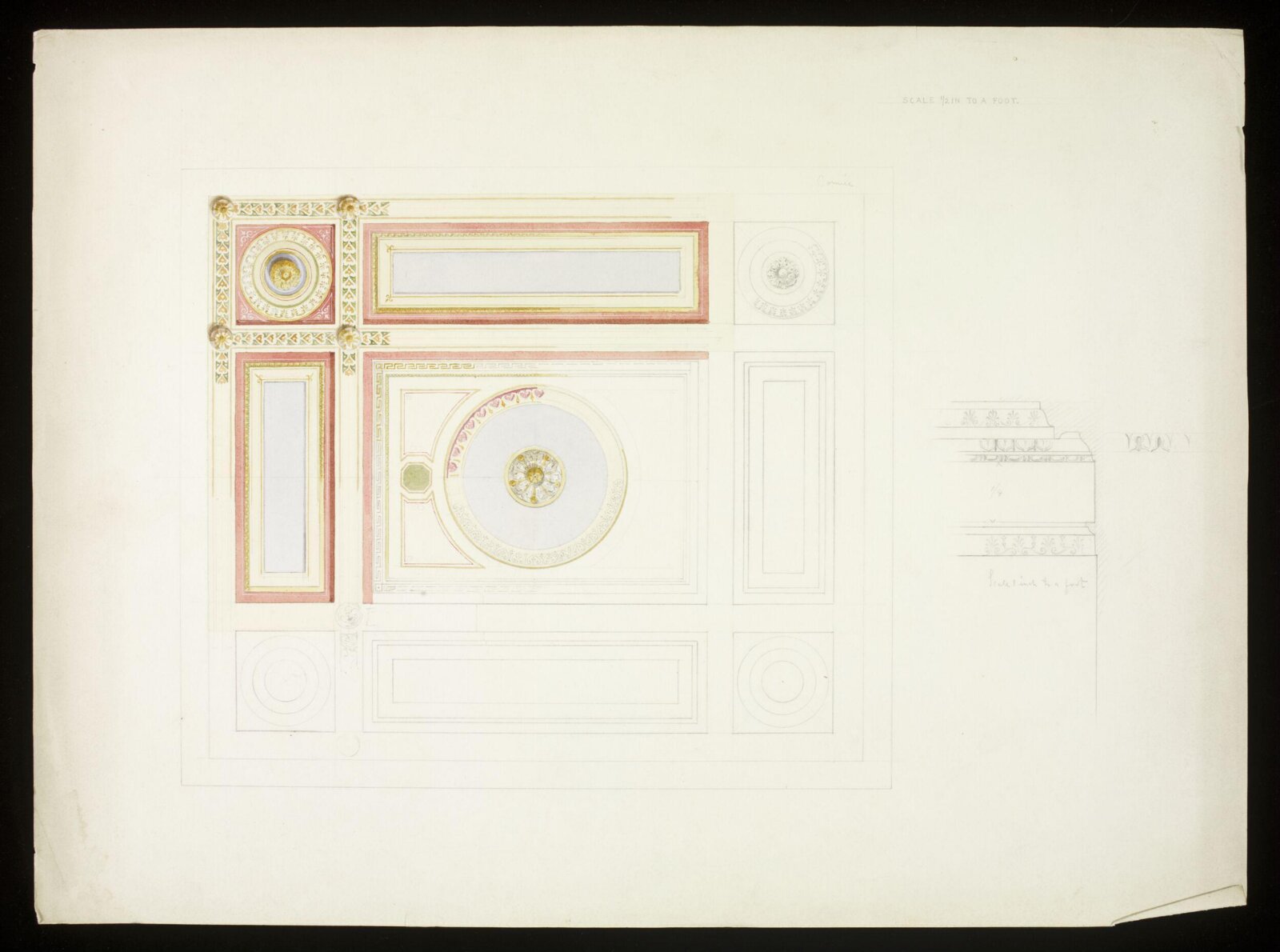 Drawing, John Gregory Crace, circa 1850