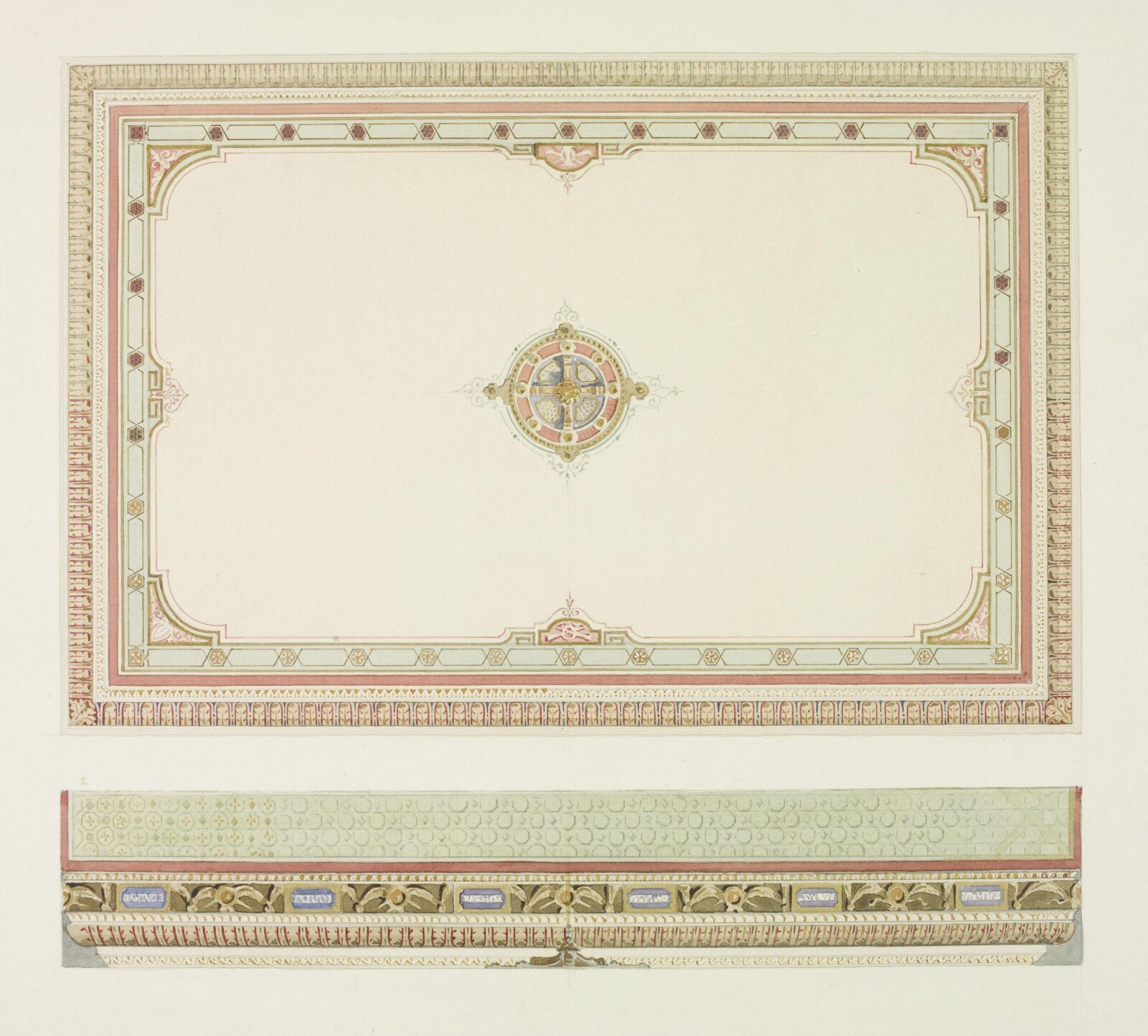 Drawing, John Gregory Crace, 1850-1880