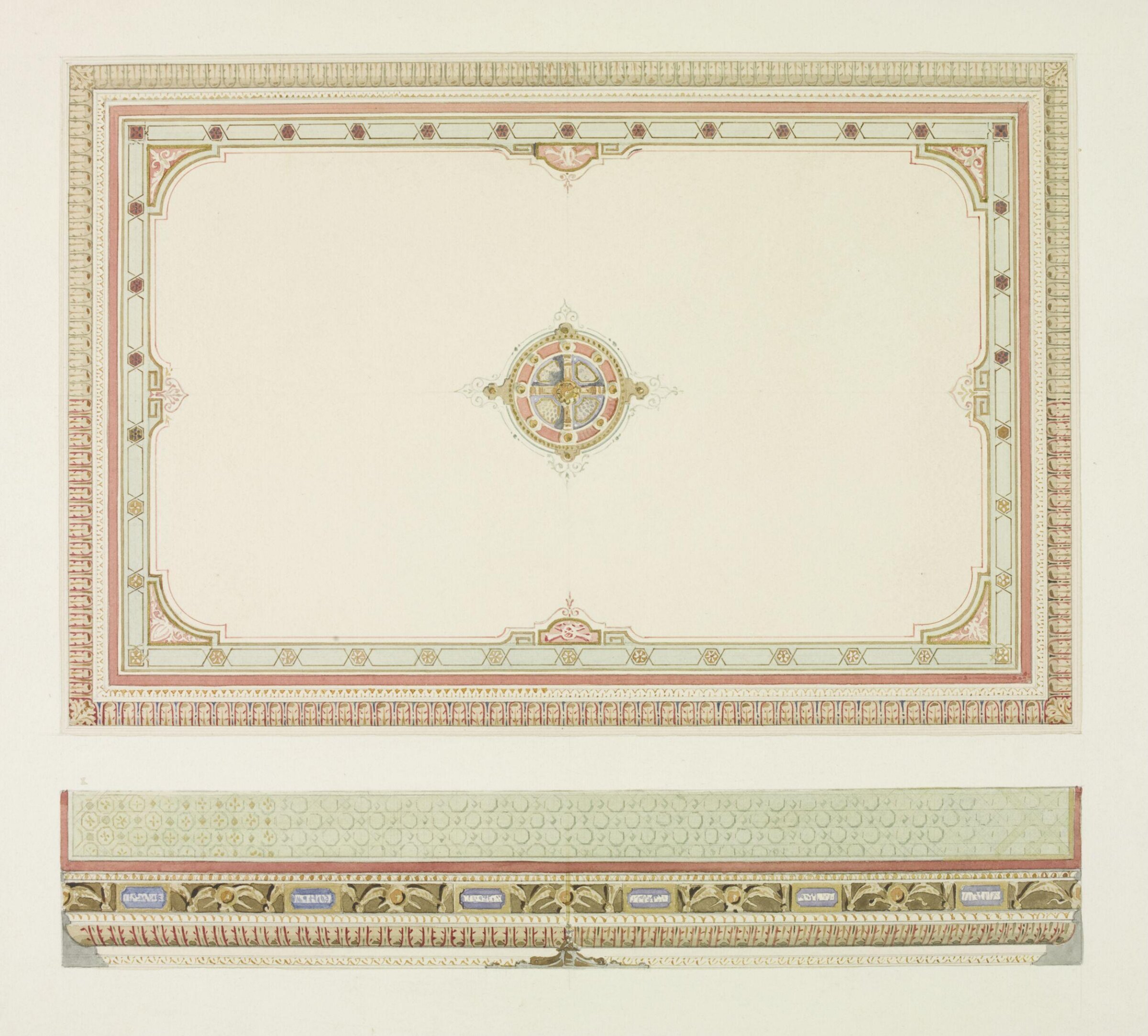 Drawing, John Gregory Crace, 1850-1880
