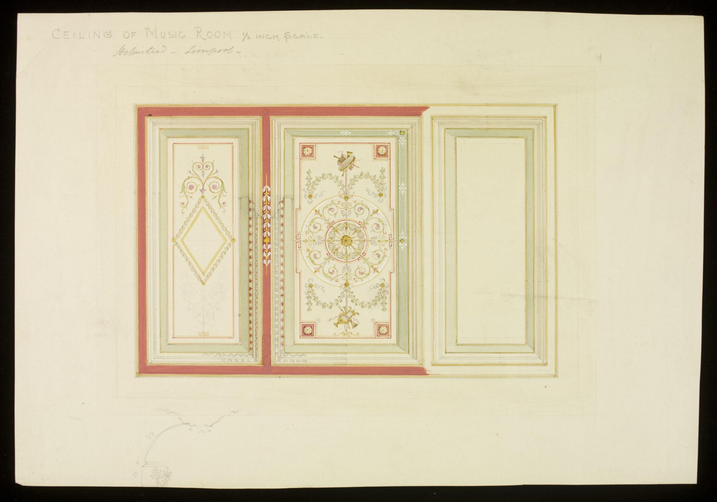 Drawing, John Gregory Crace, 1850-1880