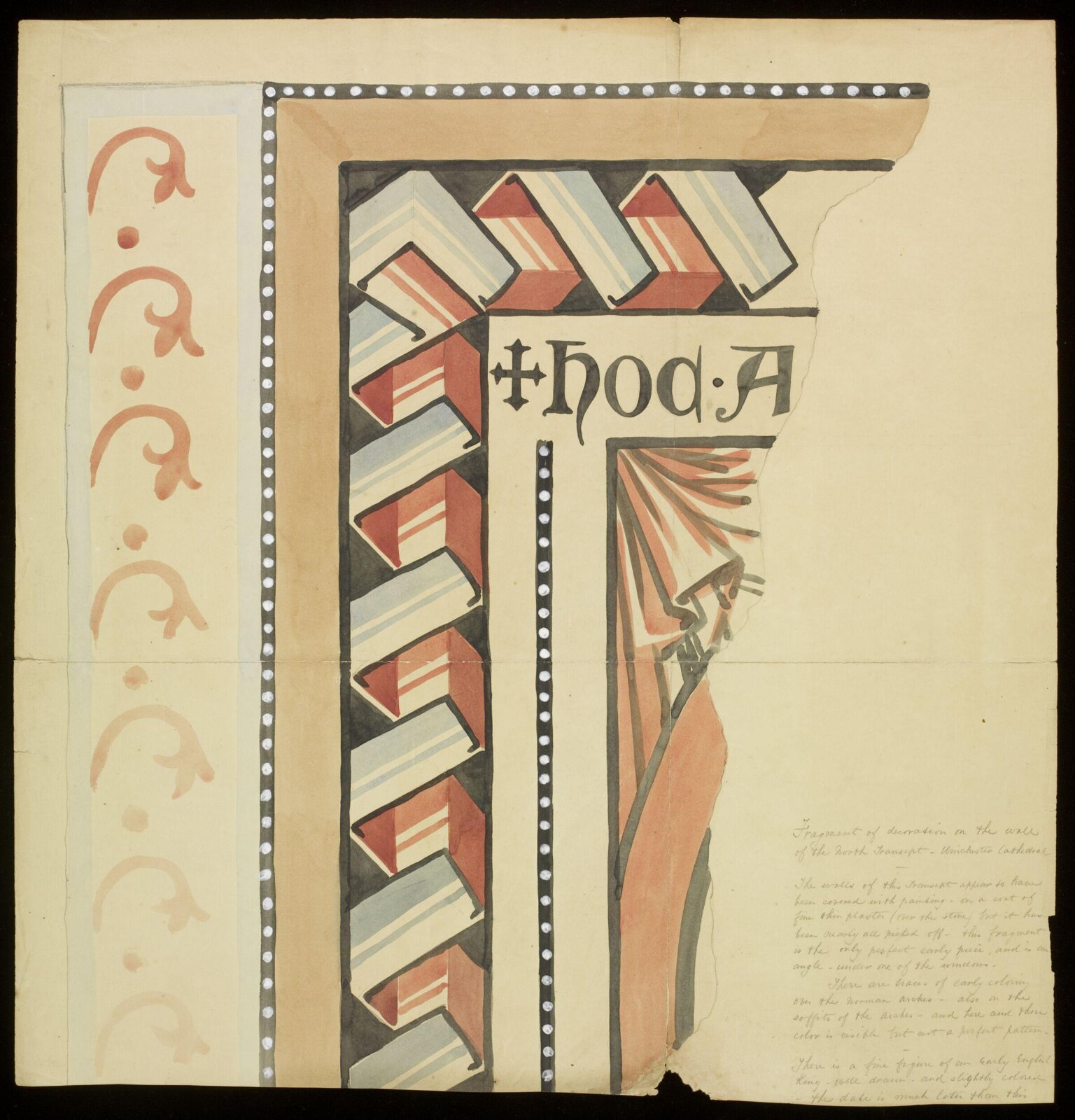 Drawing, John Gregory Crace, circa 1860