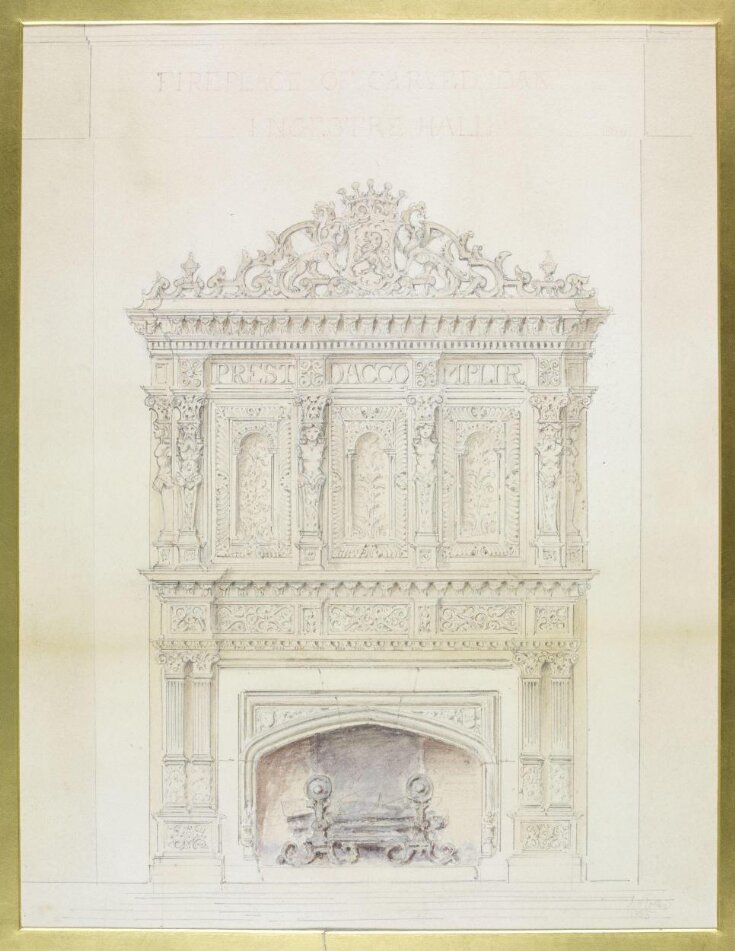 Fireplace of Carved Oak, Ingestre Hall top image
