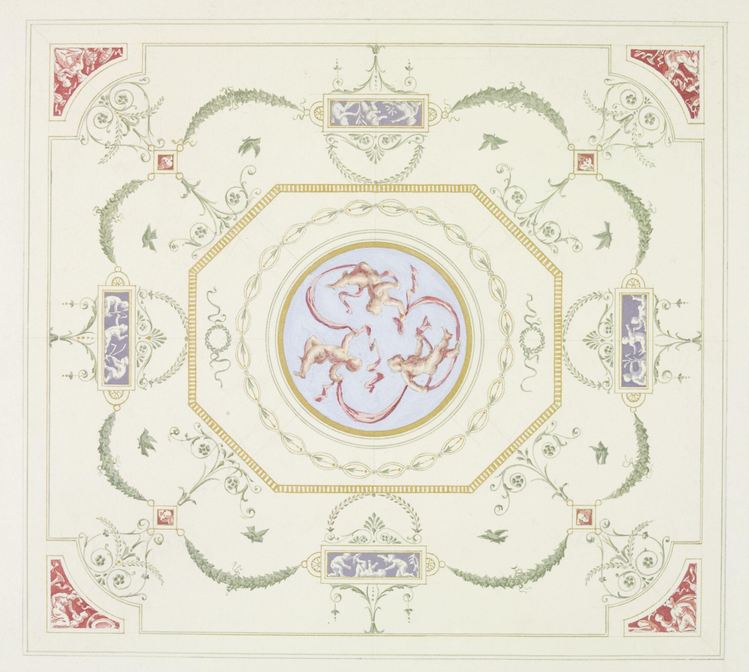 Drawing, John Gregory Crace, 1850-1880
