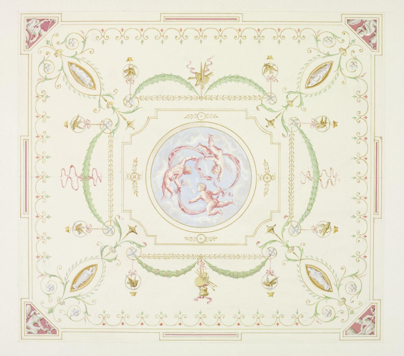 Drawing, John Gregory Crace, 1850-1880
