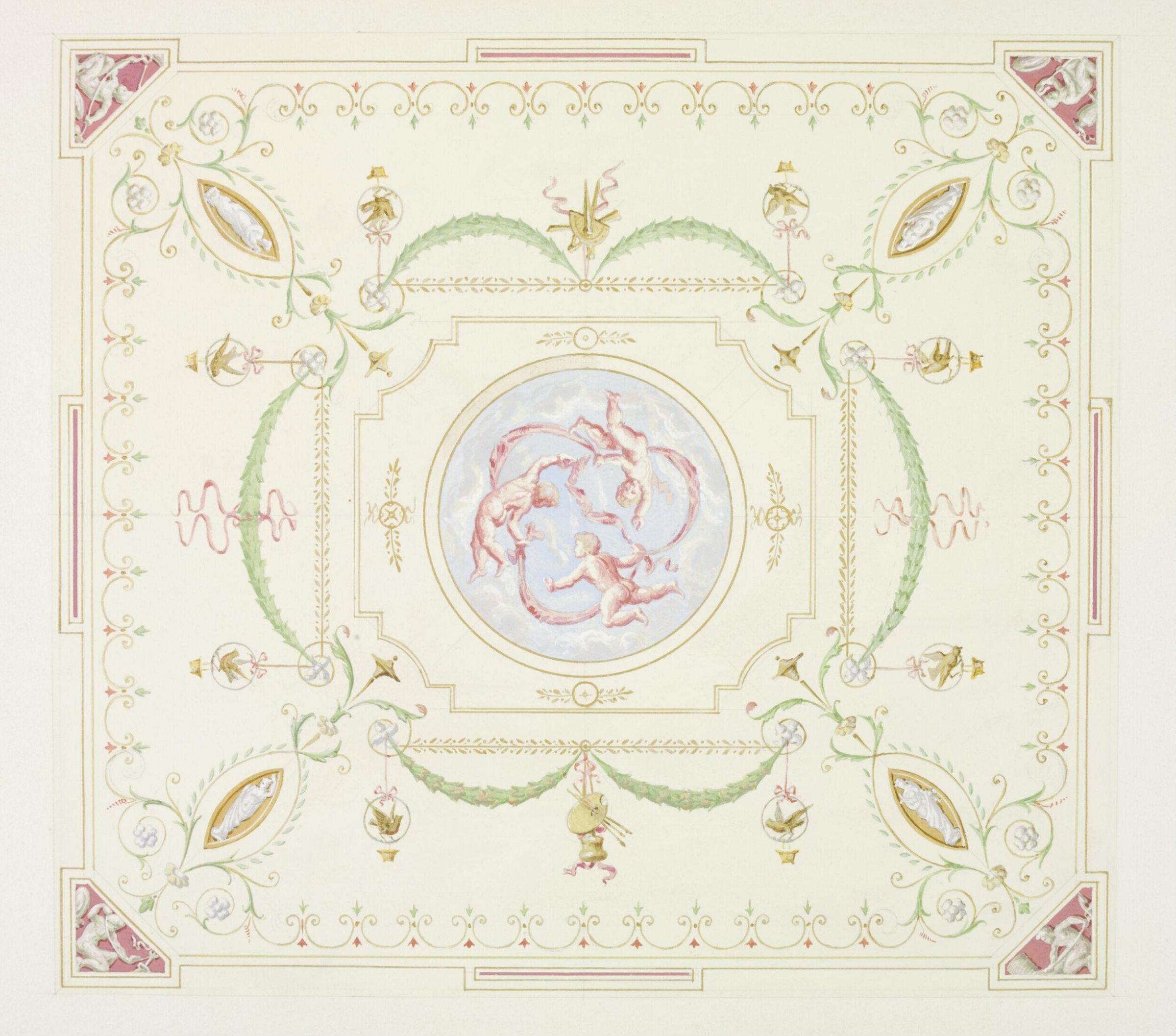 Drawing, John Gregory Crace, 1850-1880
