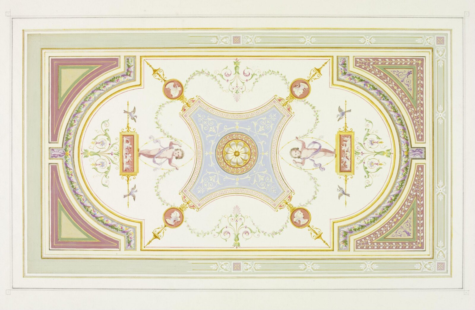 Drawing, John Gregory Crace, 1850-1880