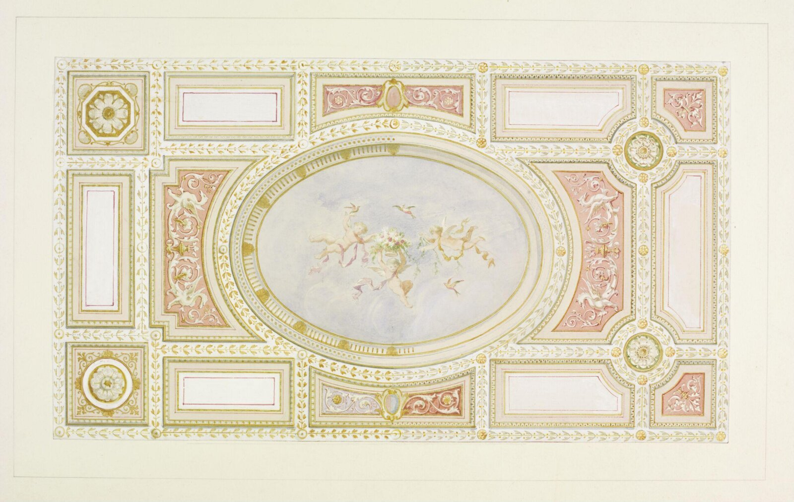 Drawing, John Gregory Crace, 1850-1880