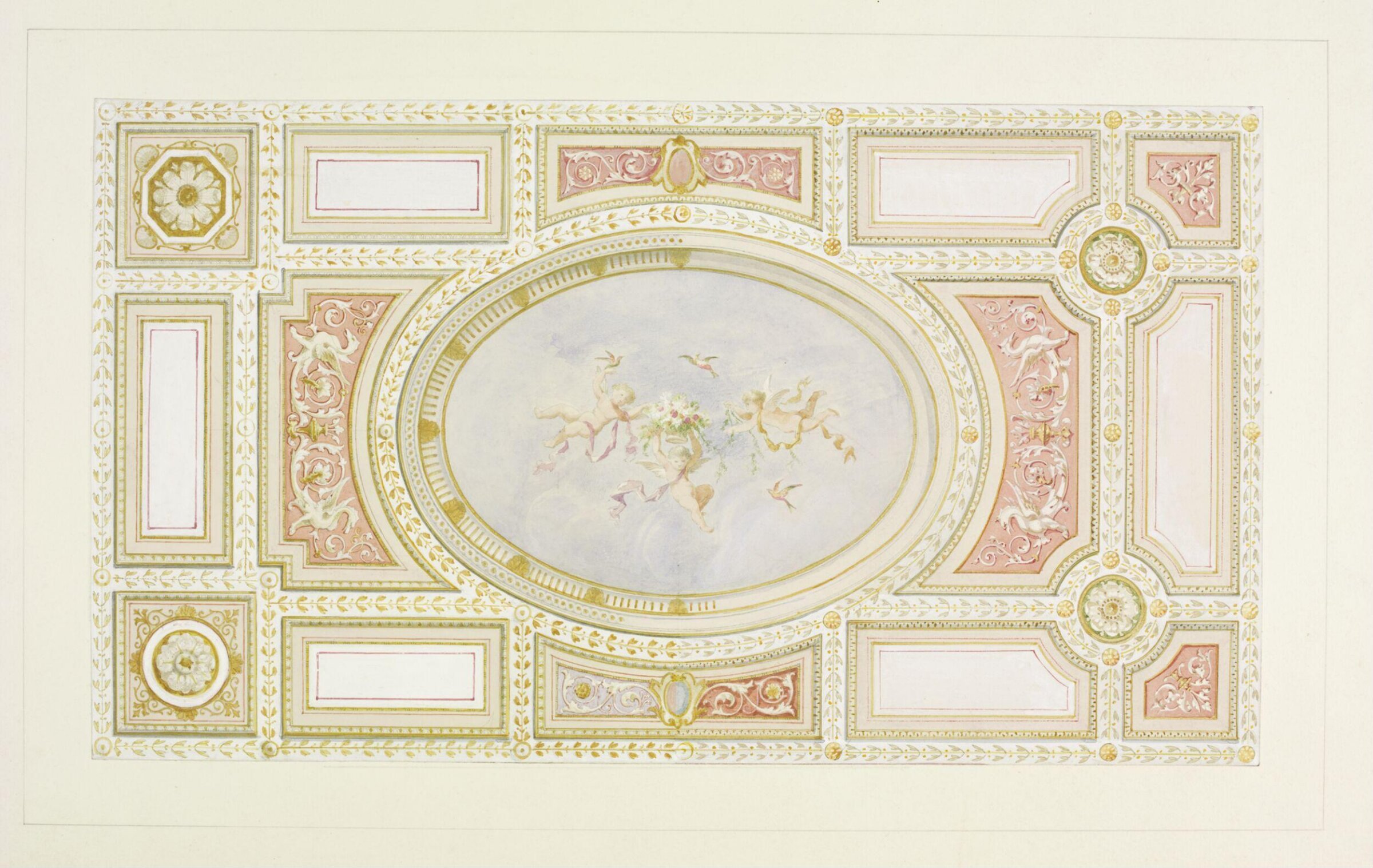 Drawing, John Gregory Crace, 1850-1880