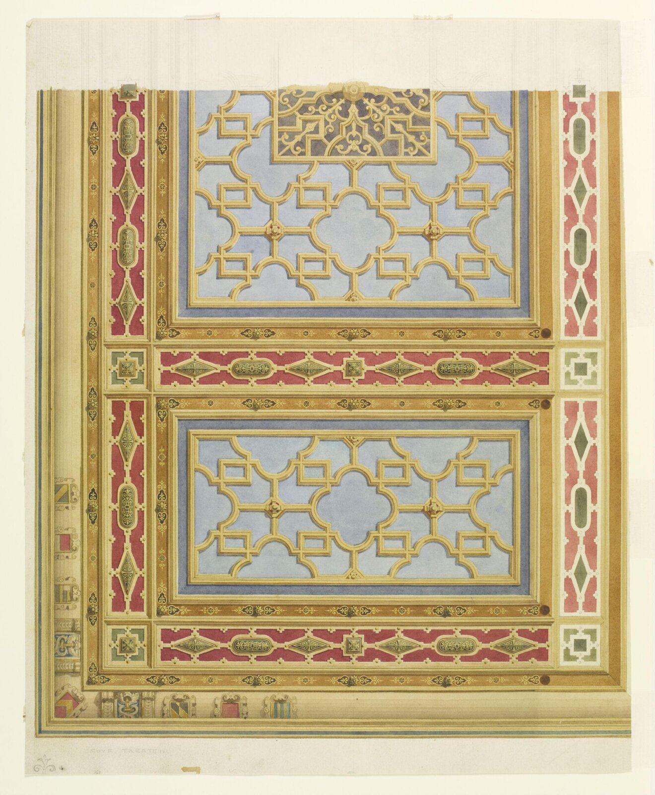Drawing, John Gregory Crace, circa 1878