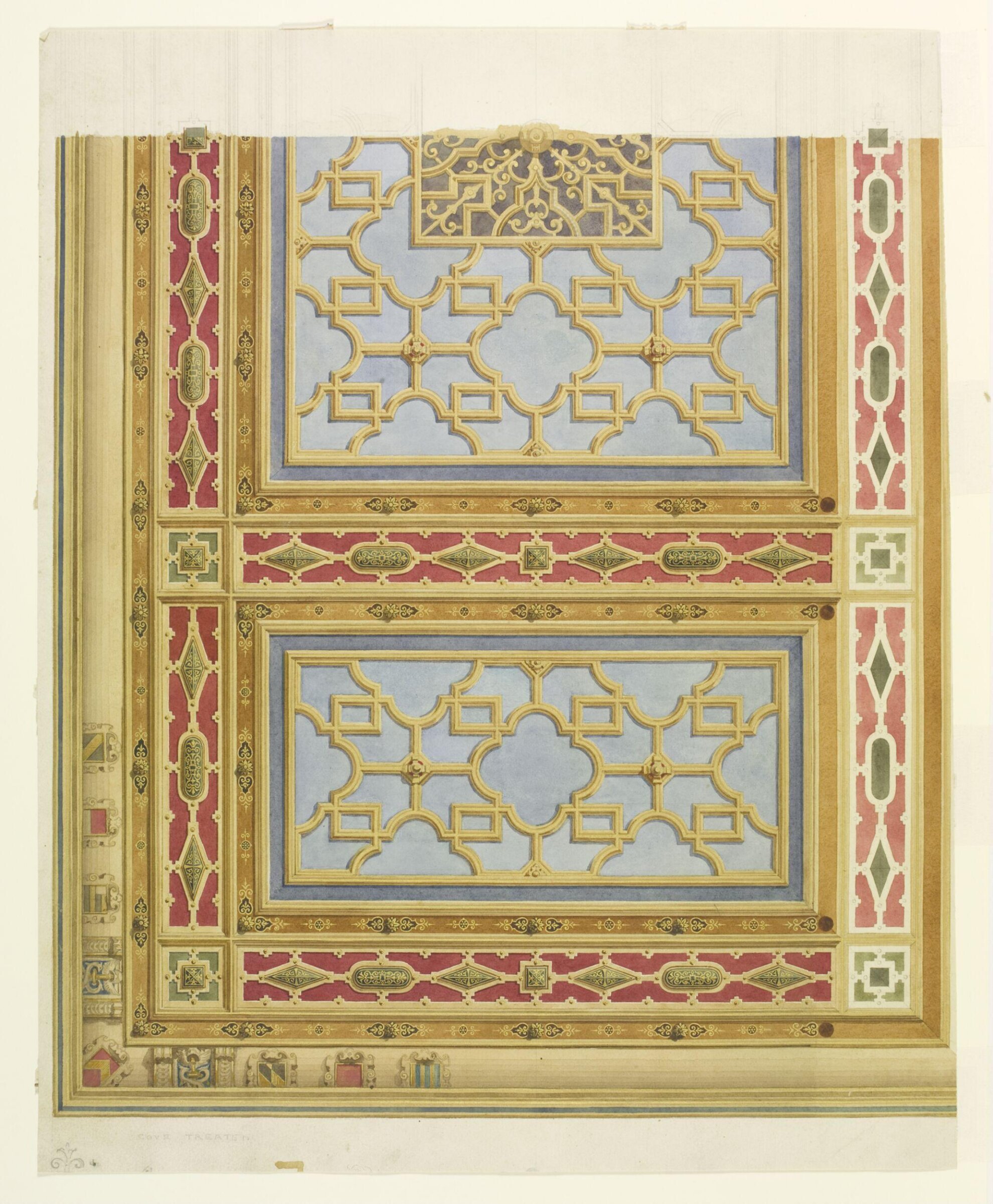 Drawing, John Gregory Crace, circa 1878