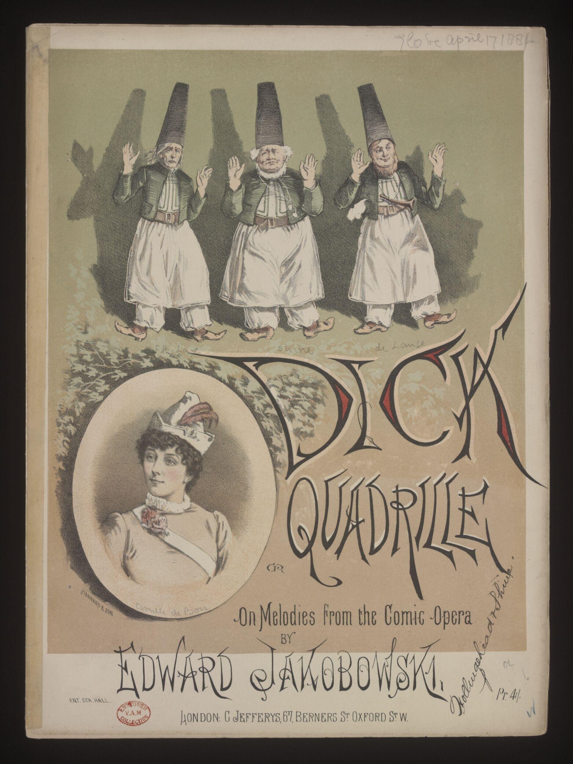 Dick Quadrille by Jakobowski, Edward