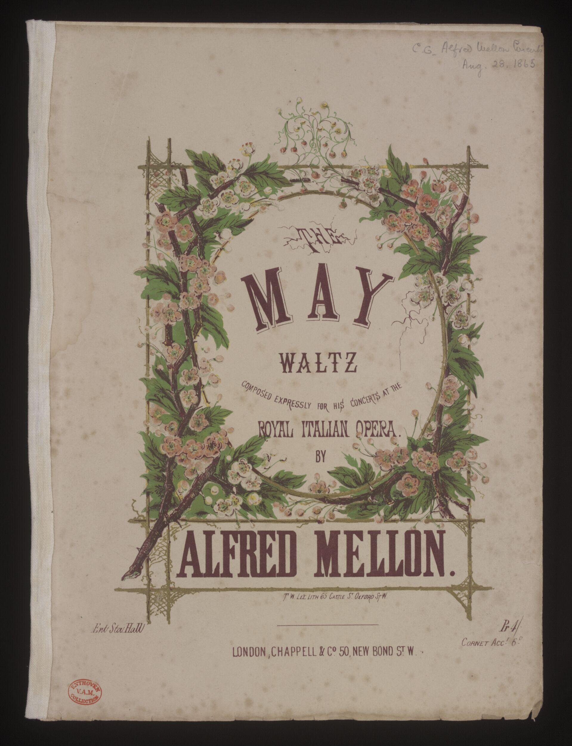 The May Waltz by Mellon, Alfred