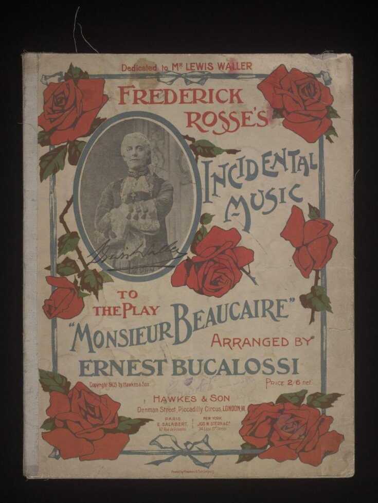 Incidental Music To The Play "Monsieur Beaucaire" top image