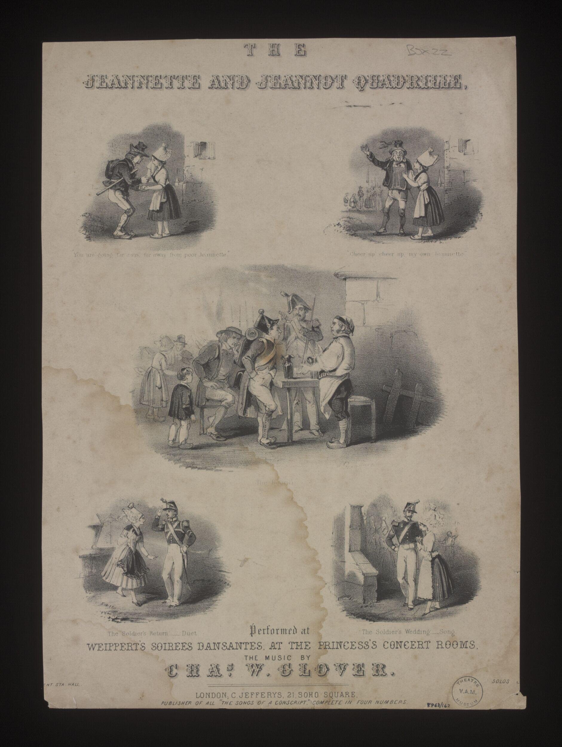 The Jeannette and Jeannot Quadrille by Jefferys, Charles