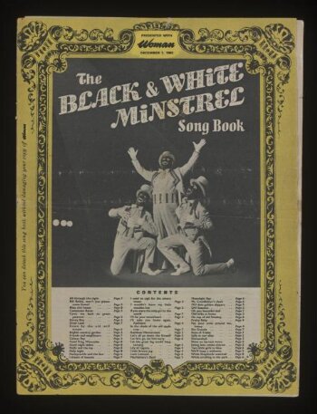 The Black and White Minstrel Song Book