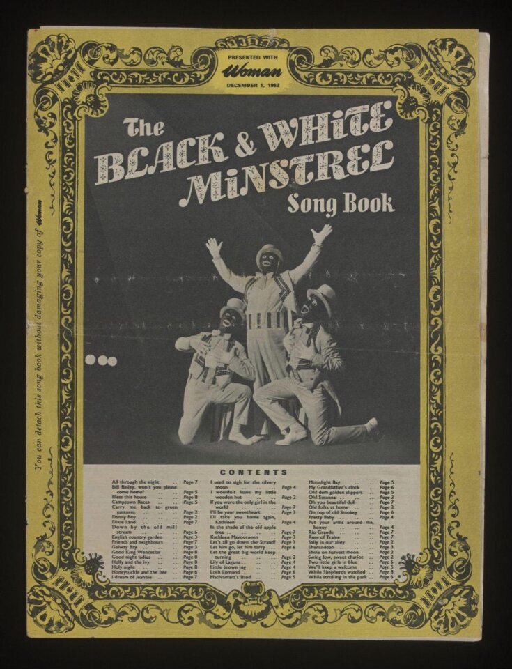 The Black and White Minstrel Song Book top image