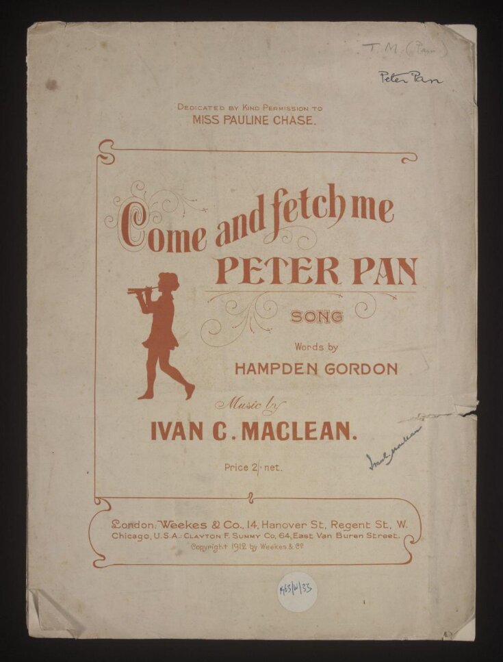 Come and Fetch Me Peter Pan top image