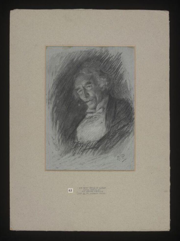 Sir Henry Irving at Supper top image